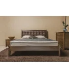 Bed "City" PREMIUM with a soft backrest without footrest order